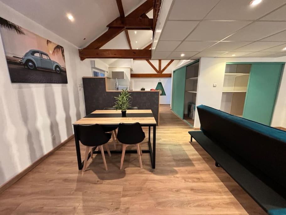 Mini-Loft, Terrasse 24M2, Internet Haut-Debit, Garage Prive Et Place De Parking Audincourt 외부 사진